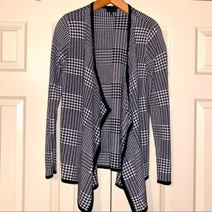 Fitted open front cardigan. New no tags